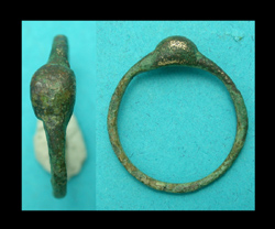 Ring, Medieval, Men's, Faux Jewel, 15th-17th Cent